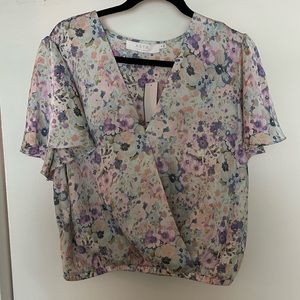NWT ASTR floral blouse